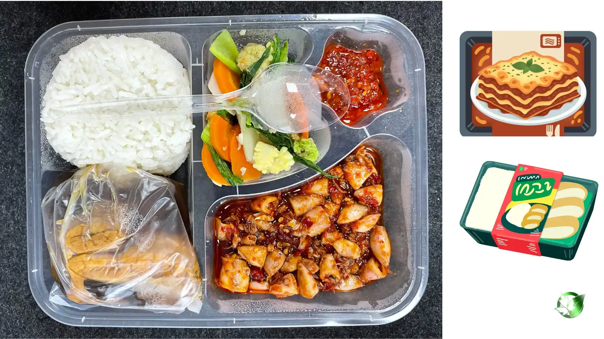 Commercial presentation of Ready Meals for wholesale product evaluation and buyer review.